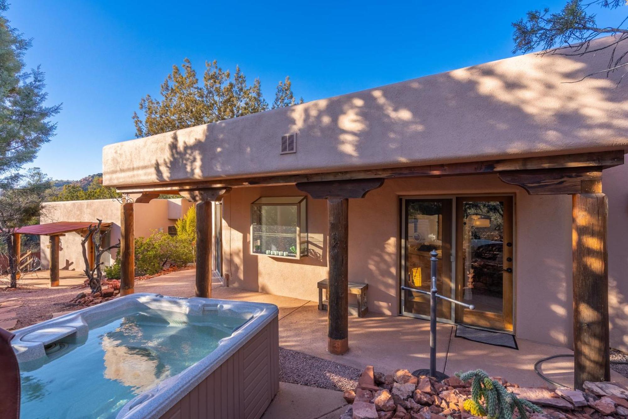 Modern Secluded With Amazing Views Hot Tub Casita Villa Sedona Exterior photo