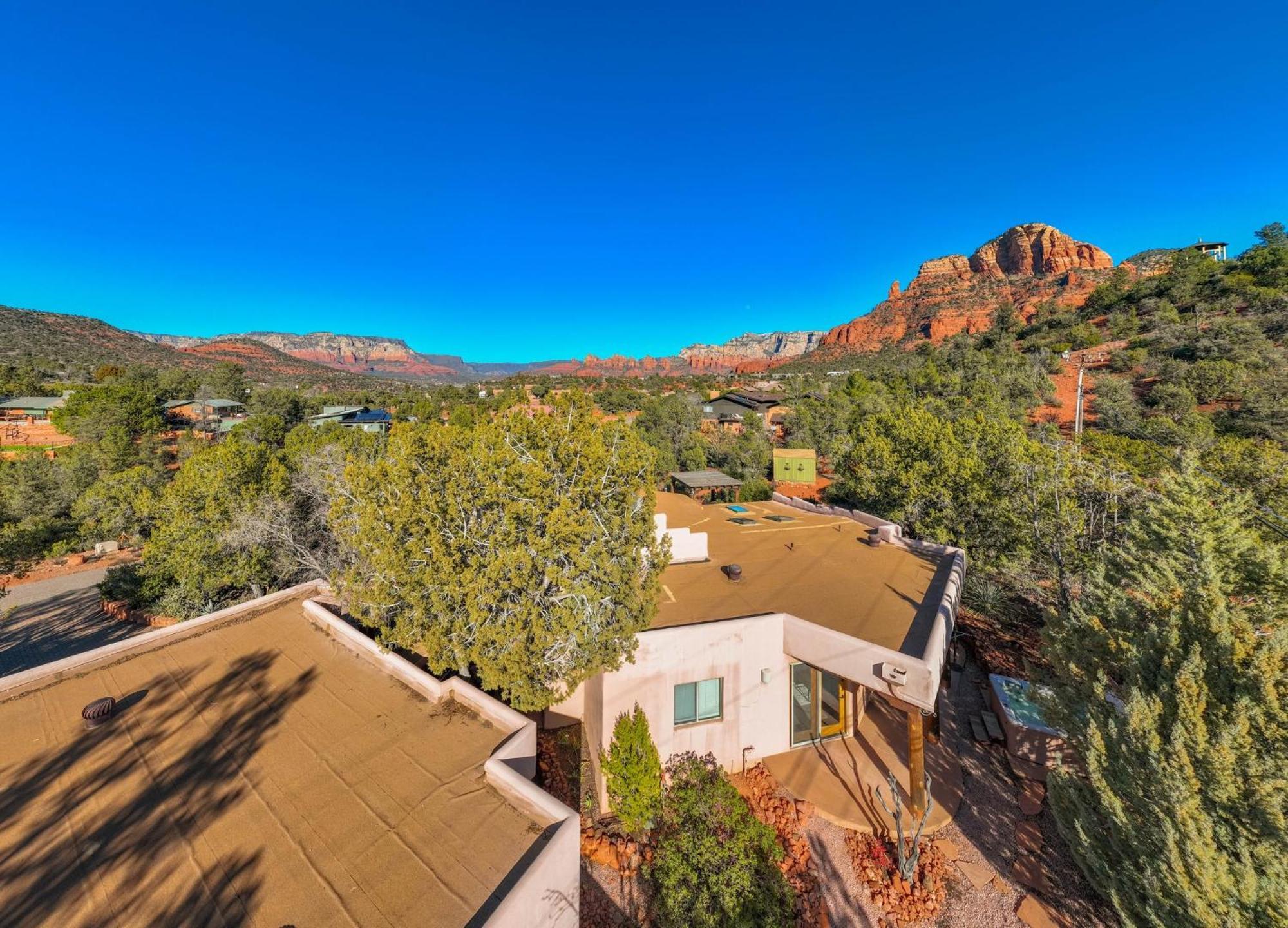 Modern Secluded With Amazing Views Hot Tub Casita Villa Sedona Exterior photo